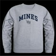 thumbnail image 1 of Colorado State University School of Mines Orediggers Campus Crewneck Sweatshirt, Heather Grey - 2XL, 1 of 1