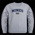 thumbnail image 1 of Colorado State University School of Mines Orediggers Dad Crewneck Sweatshirt, Heather Grey - Extra Large, 1 of 1