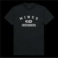 thumbnail image 1 of Colorado State University School of Mines Orediggers Distressed Arch College T-Shirt, Black - Extra Large, 1 of 1