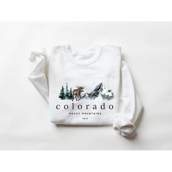 Colorado Sweatshirt, Colorado Crewneck, Colorado Shirts for Women, Colorado Gifts, Colorado Mountain Sweatshirt, Colorado Shirt