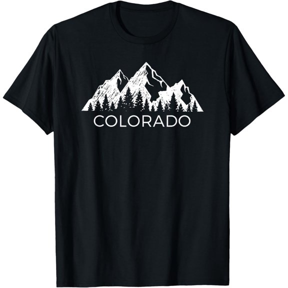 Colorado T Shirt | Cool Colorado Rocky Mountains Tee T-Shirt100%cotton