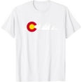 thumbnail image 1 of Colorado T-ShirtColorado Mountains DesignsMen's and women's pure cotton short-sleeved shirts, 1 of 7