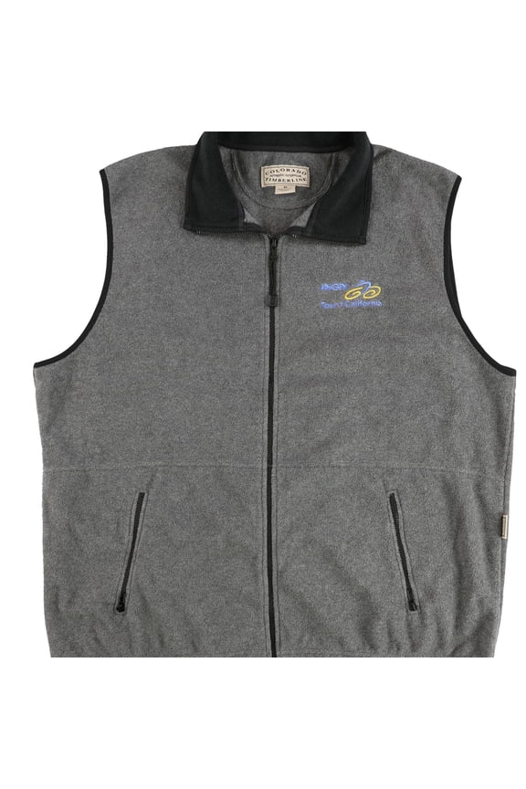 Mens Amgen Outerwear Vest, Grey, X-Large
