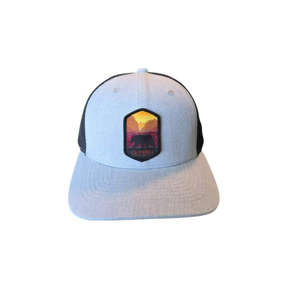 Cali Mesh Back Trucker Cap with Patch - Stylish and Comfortable Design