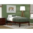 thumbnail image 1 of AFI Colorado 14" Wood Platform Bed Frame with 2 USB Ports, Twin, Walnut, 1 of 5