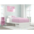 thumbnail image 1 of Colorado Twin Bed with Foot Drawer in White with USB Turbo Charger, 1 of 6