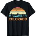 thumbnail image 1 of Colorado Vintage Retro 4th Of July Mountains Mountaineer USA T-Shirt, 1 of 3