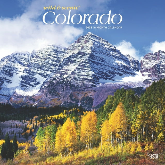 Colorado Wild & Scenic | 2025 12x24" (Hanging) Wall Calendar | BrownTrout