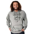 thumbnail image 1 of Colorado is Calling and I Must Go Hoodie Sweatshirt Women Brisco Brands L, 1 of 6