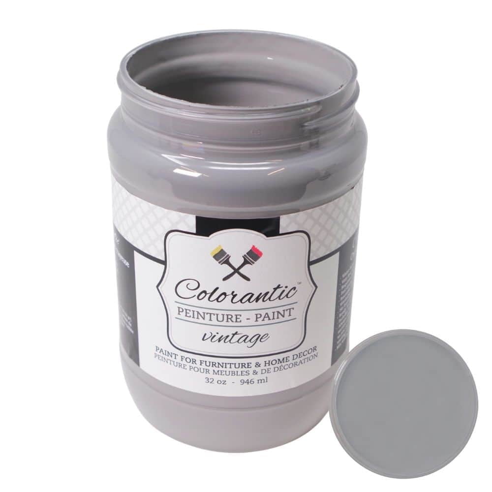 Colorantic | GREY GLAZE for Faux-Fini Stain Old Barn Style - Fabric Paint Medium - Glitter Paint Additive Medium - Leather Paint (Grey - 32 oz (Quart))