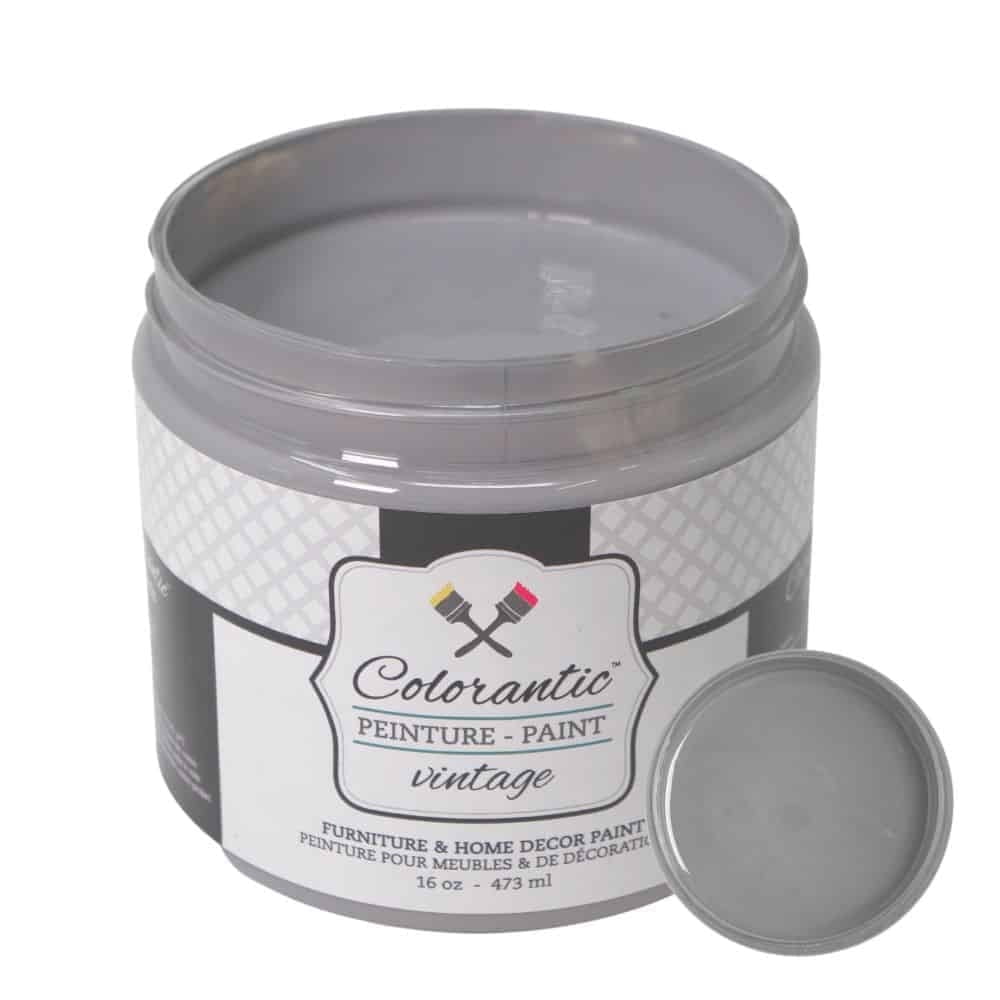 Colorantic | GREY GLAZE for Faux-Fini Stain Old Barn Style - Fabric Paint Medium - Glitter Paint Additive Medium - Leather Paint (Grey - 8 oz)