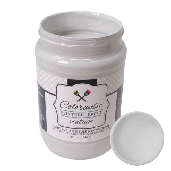 Colorantic | VOLCANO Chalk Based Paint for Furniture DIY - MEDIUM GREY - 32 oz
