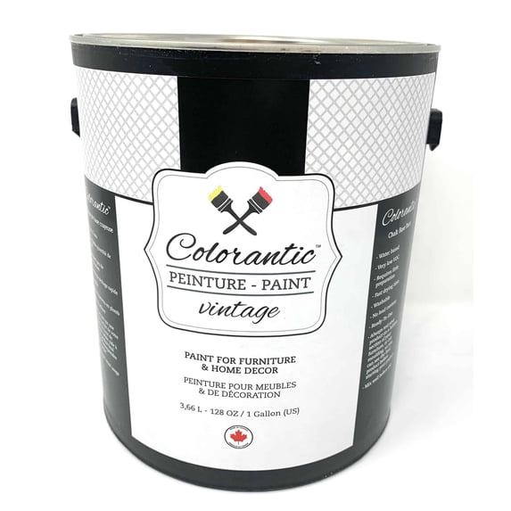 Colorantic | WHITE GLAZE for Faux-Fini Stain Whitewashed Style - Fabric Paint Medium - Glitter Paint Additive Medium - Leather Paint (White - 128 oz)