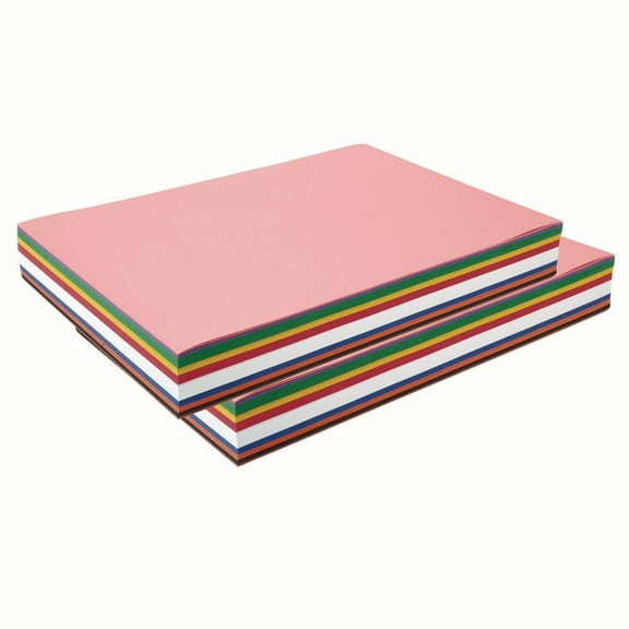 Colorations 12" x 18" Construction Paper Smart Pack, 600 Sheets