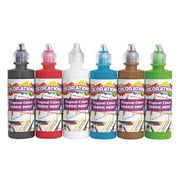 Colorations 4 oz. Fabric Paint Tropical Colors - Set of 6