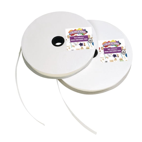 Colorations Best Value Hook & Loop, 25 yards ea