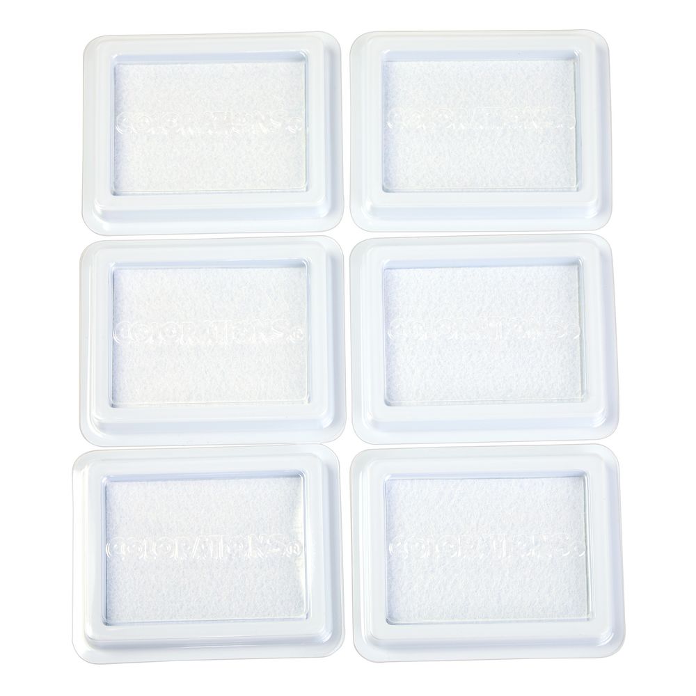 Colorations Blank Stamp Pads - 6 Pieces