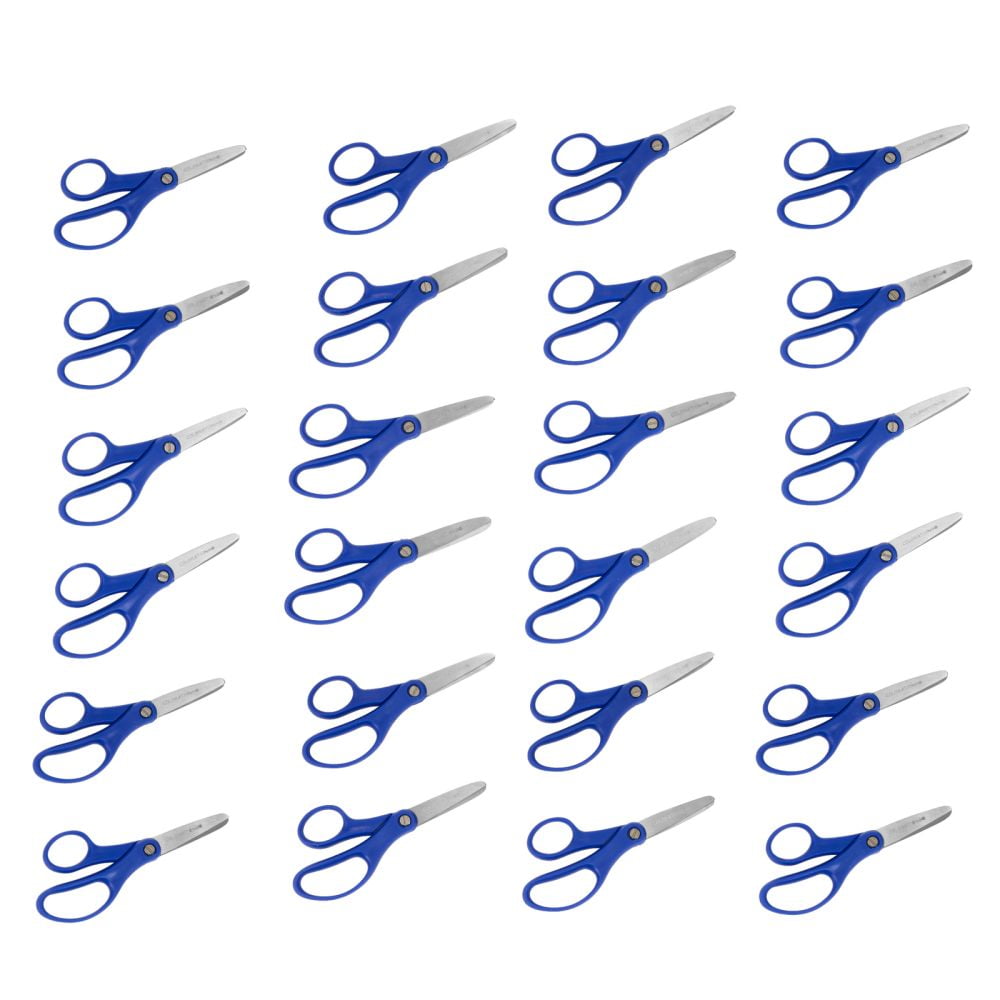 Colorations Blunt Tip Scissors, Stainless Steel Blades - Set of 24