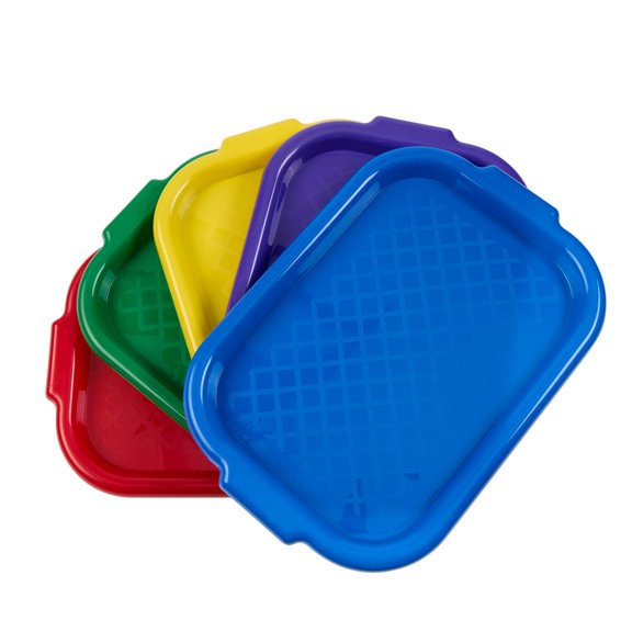 Colorations Brawny Tough Large Plastic Art Trays Set of 5