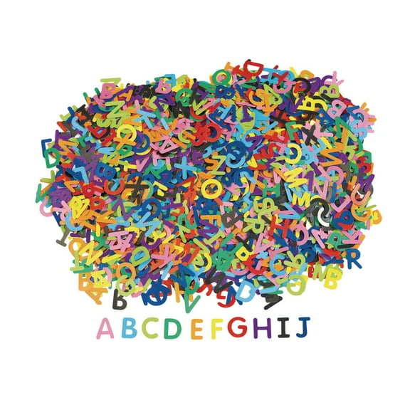 Colorations Cardstock Letter Pasting Pieces - 2, 600 Pieces