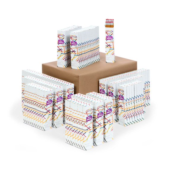 Colorations Classroom Value Bulk No.2 Pencils - Set of 144 Packs