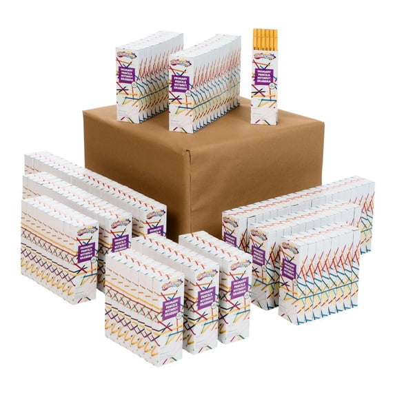 Colorations Classroom Value Bulk Primary Pencils set of 144 packs