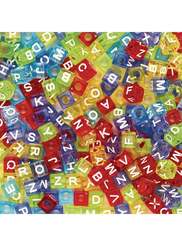 Colorations Colored ABC Beads - 300 Pieces