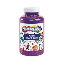 Colorations Colorful Craft Sand, Purple - 22 oz.