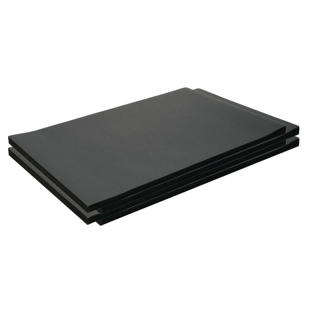 Colorations Construction Paper, Black, 12" x 18", 200 Sheets