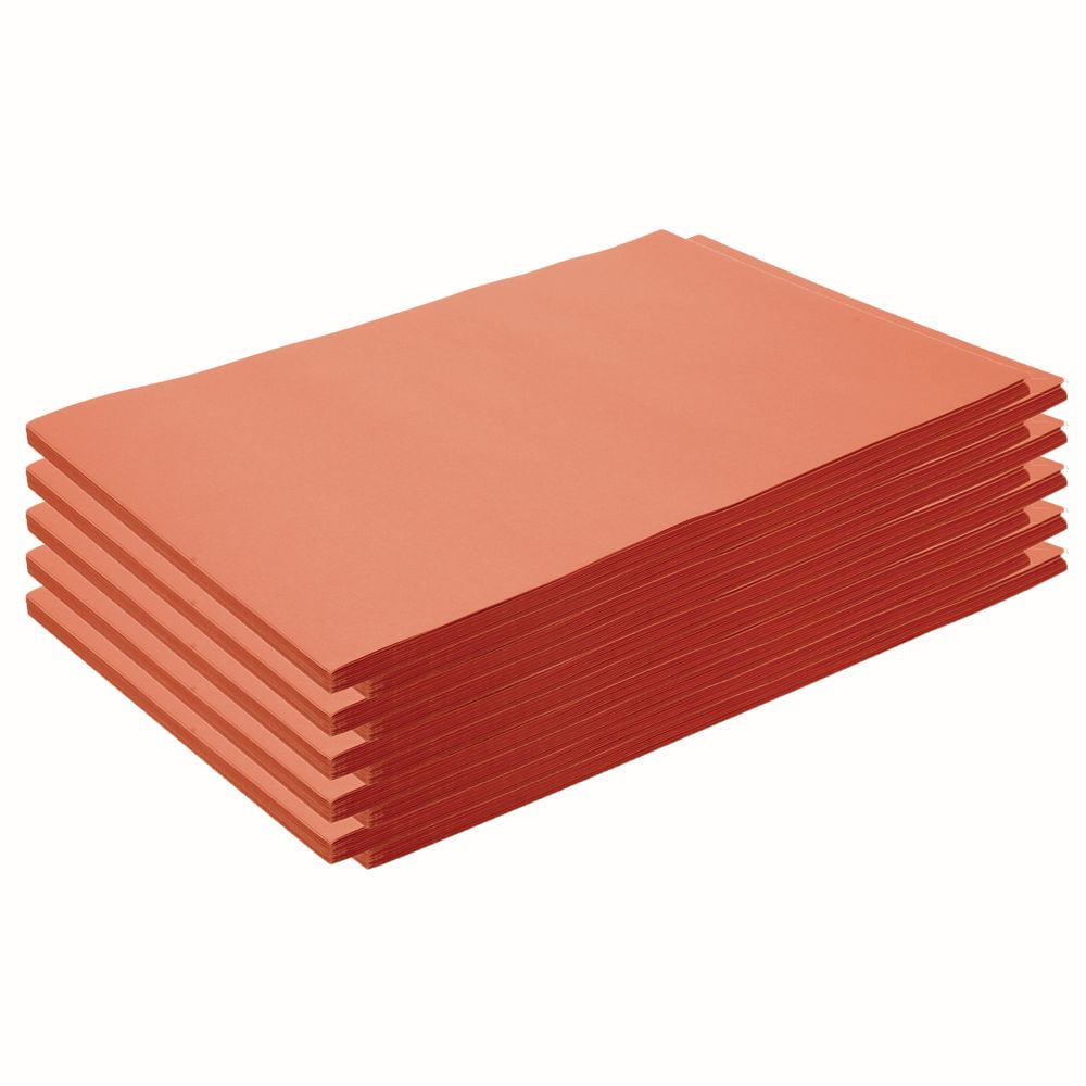 Colorations Construction Paper, Orange, 12" x 18" - 500 Sheets