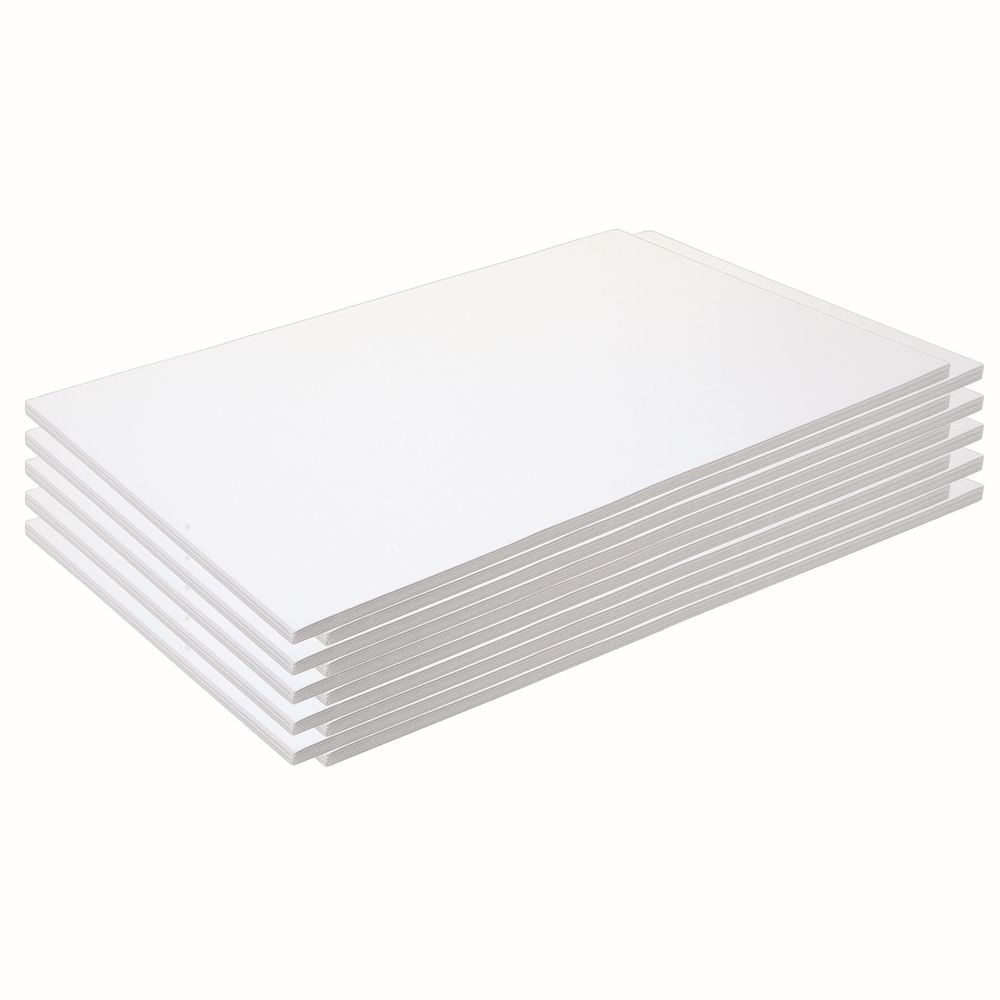 Colorations Construction Paper - White, 12" x 18", 500 Sheets