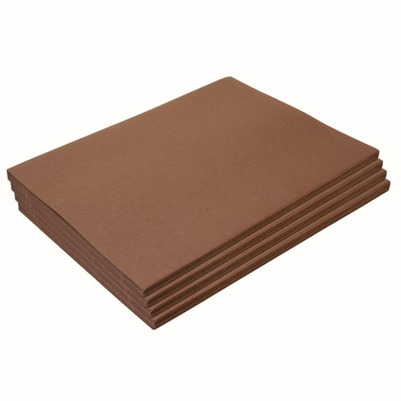 Colorations Dark Brown 9" x 12" Construction Paper, 50 lb 200 Sheets