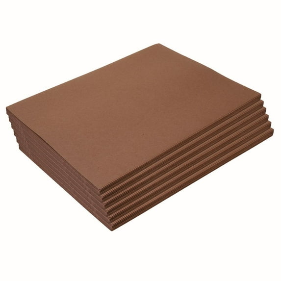 Colorations Dark Brown Heavyweight Construction Paper Pack 9" x 12" - 300 Sheets