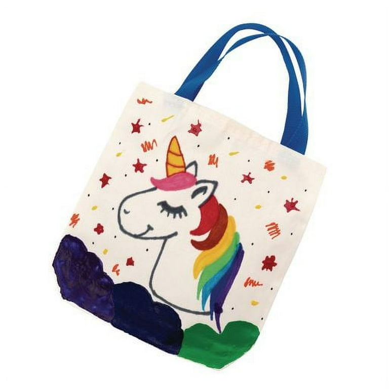 Colorations Decorate Your Own Canvas Tote Bag Walmart