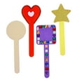 thumbnail image 1 of Colorations Decorate Your Own Shaped Craft Sticks- Set of 20, 1 of 2