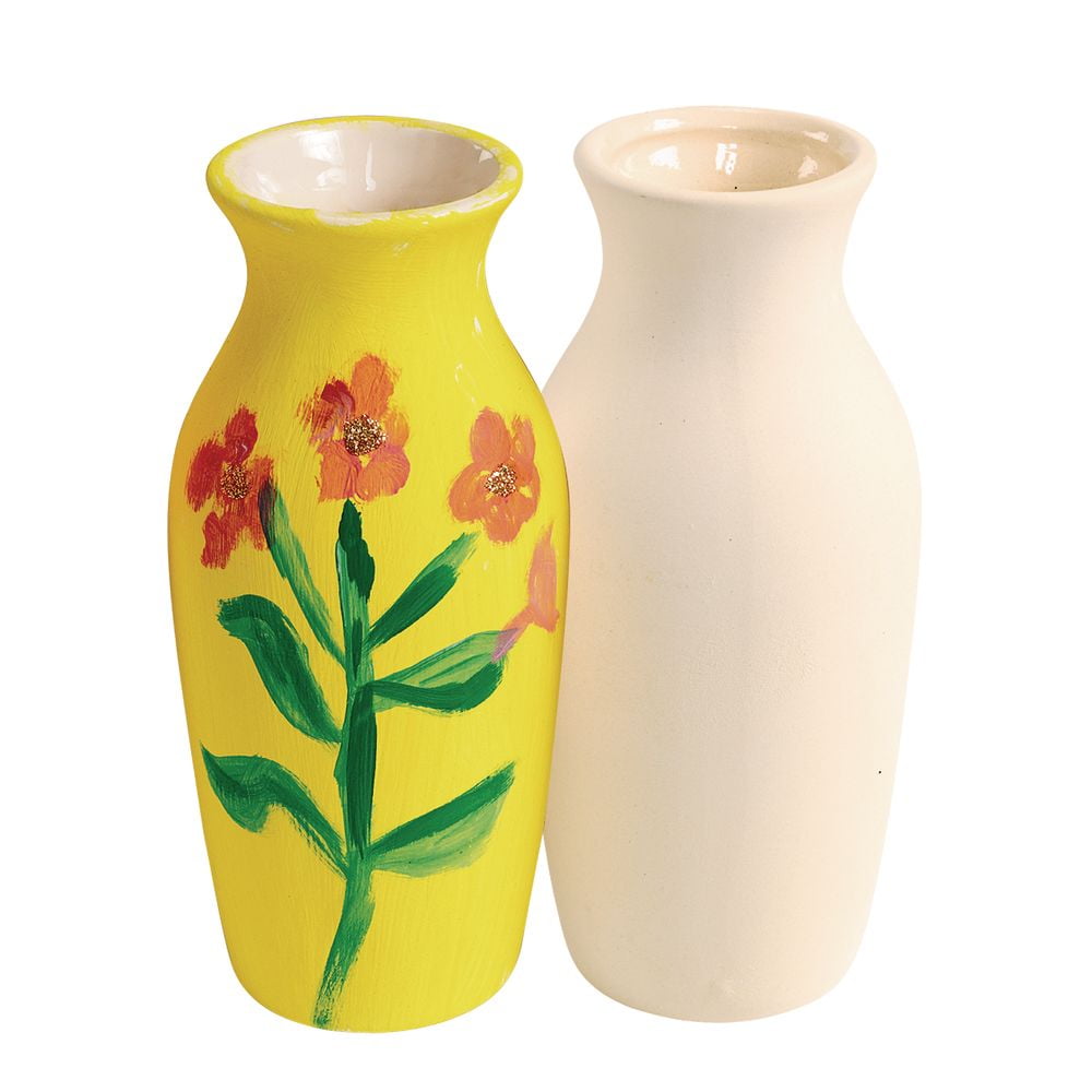 Colorations Decorative Ceramic Vases Set of 12
