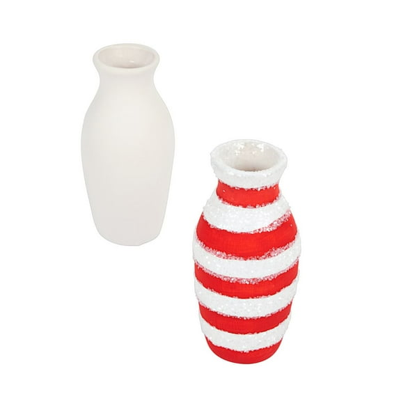 Colorations Decorative Ceramic Vases - Set of 12