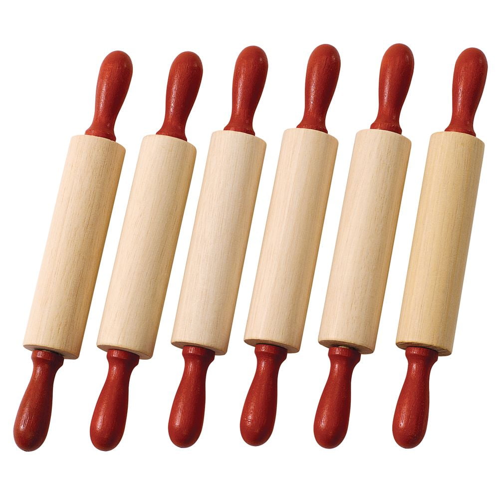 4pcs Clay Rolling Pin Soft Clay Plasticine Dough Modelling Roller Sticks Children  Clay and Dough Playing Tools Kids Playdough Kit 