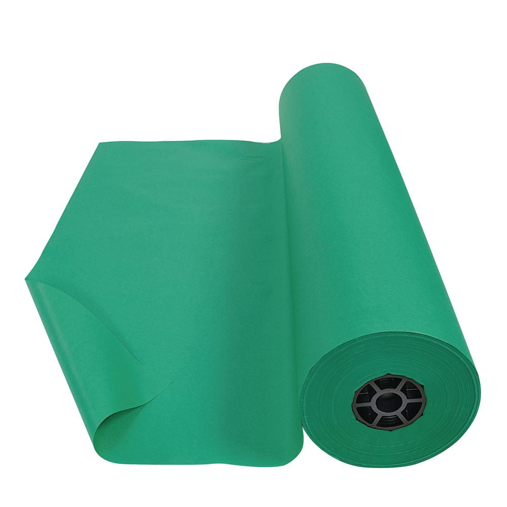 Colorations Dual Surface Paper Roll - Bright Green 36\" x 1000'
