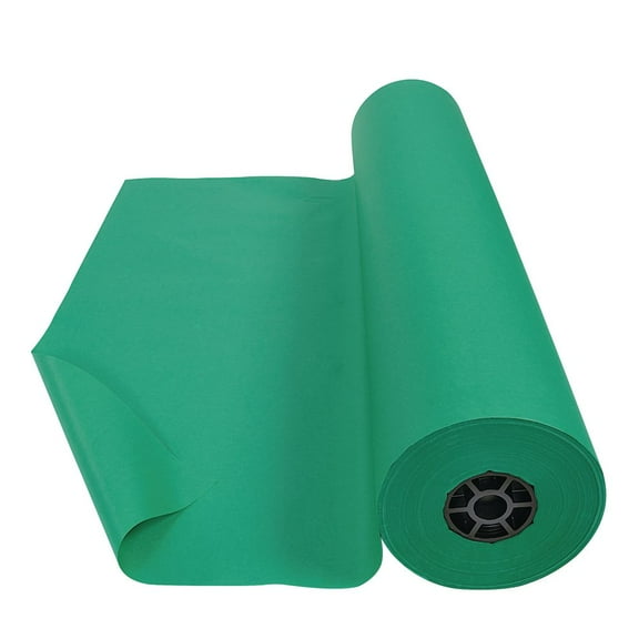 Colorations Dual Surface Paper Roll - Bright Green 36\" x 1000'
