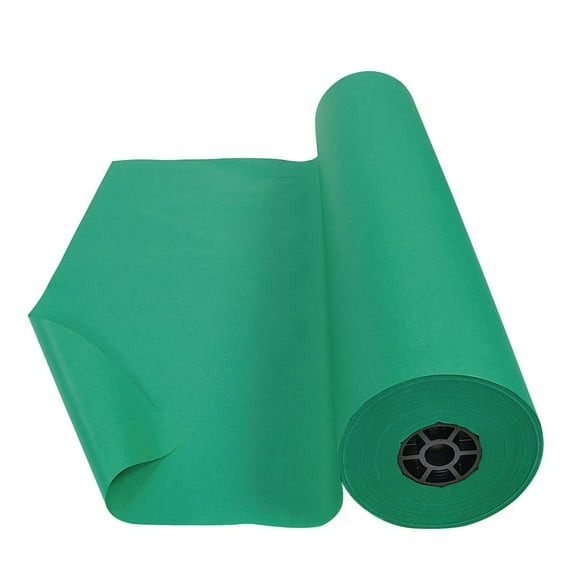 Colorations Dual Surface Paper Roll - Bright Green 36\" x 1000'