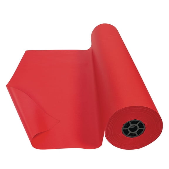 Colorations Dual Surface Paper Roll - Flame Red 36" x 1000'