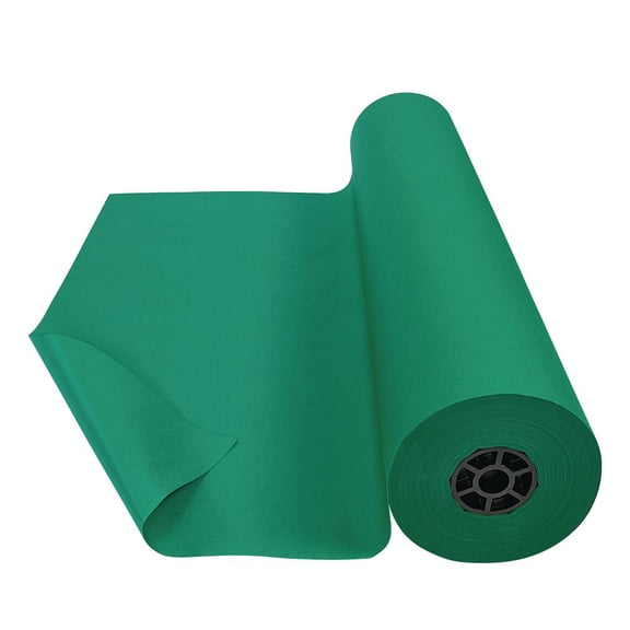 Colorations Dual Surface Paper Roll - Holiday Green 36\" x 1000'