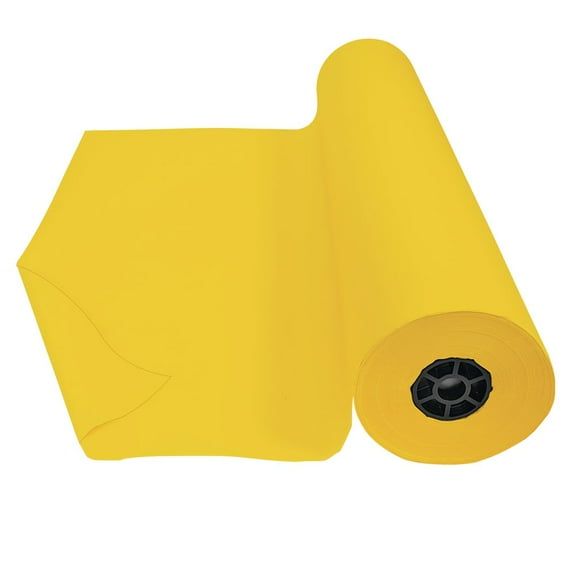 Colorations Dual Surface Paper Roll - Yellow 36" x 1000'