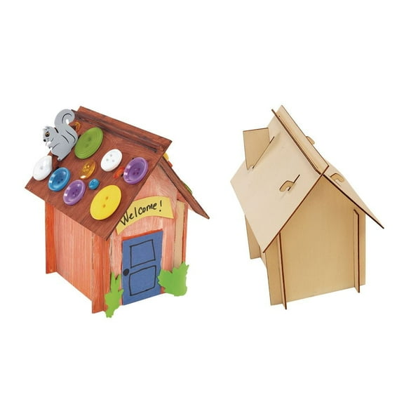 Colorations Easy Build House - Set of 6