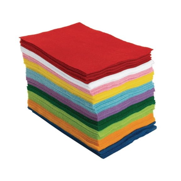 Colorations Easy Felt Sheets, 6" x 9" - 100 Sheets
