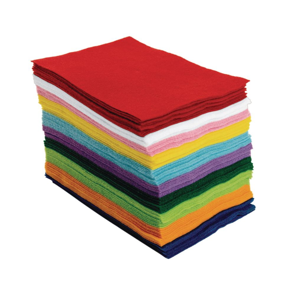 Colorations Natural Tones Colored Felt Sheets - 60 Sheets, 6 x 9