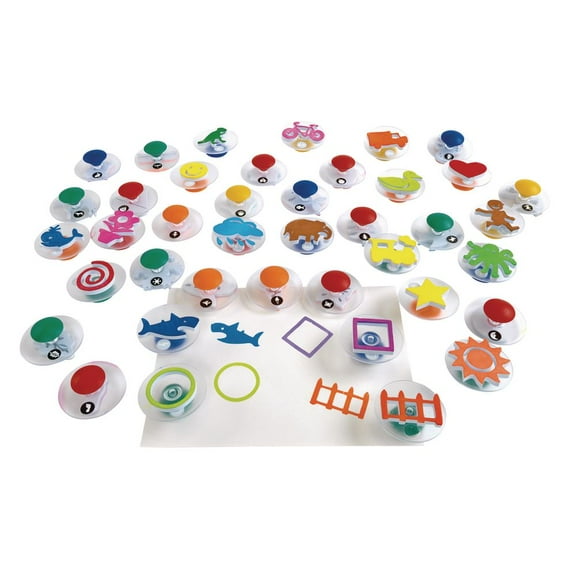 Colorations Easy Grip Stampers Mega Value Pack - 40 Pieces
