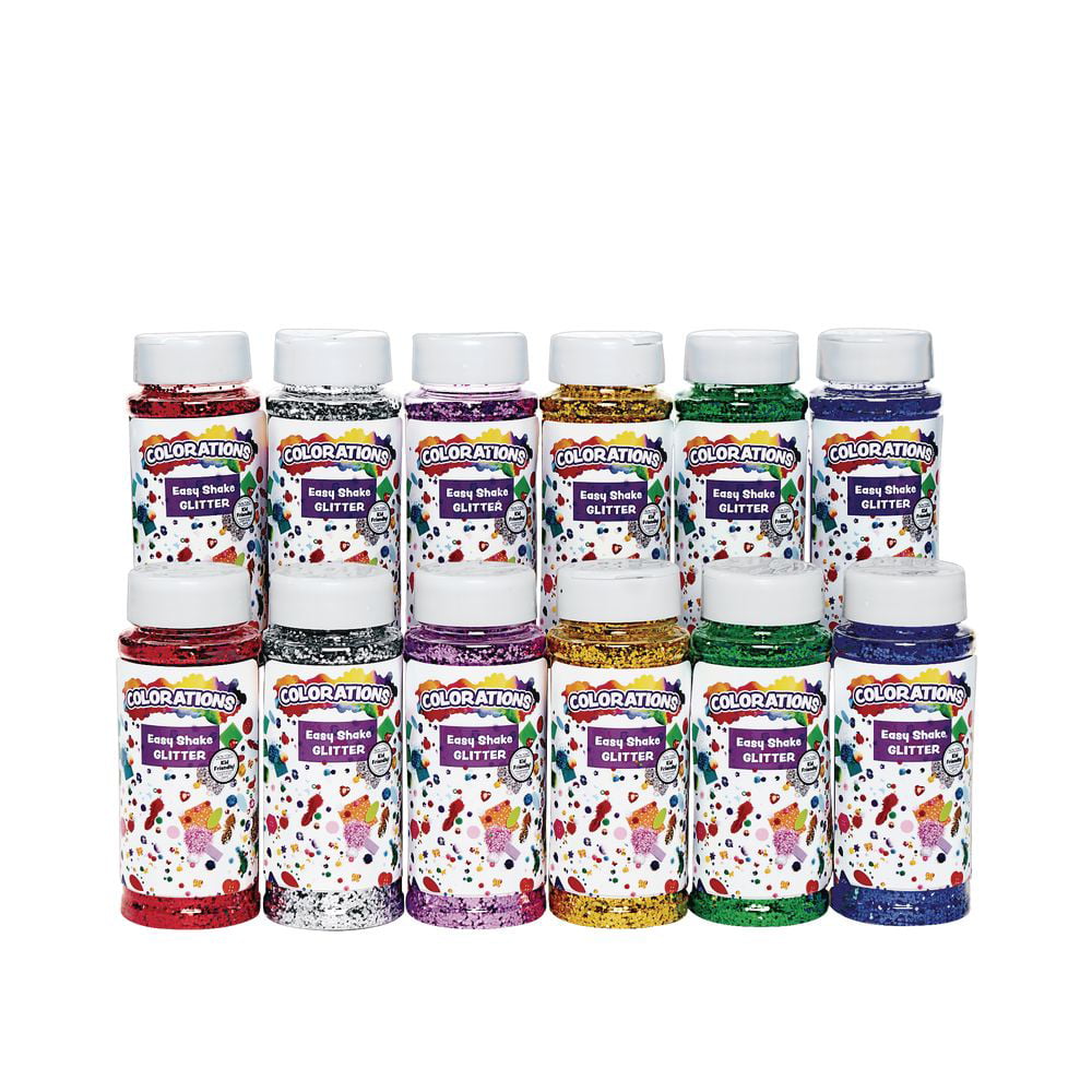 Colorations® Easy Shake Glitter - Set of 12