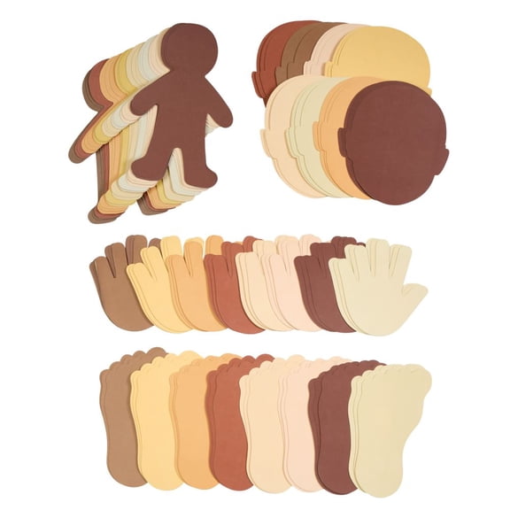 Colorations Colors Like Me Feet, Hands, Face & People Shapes